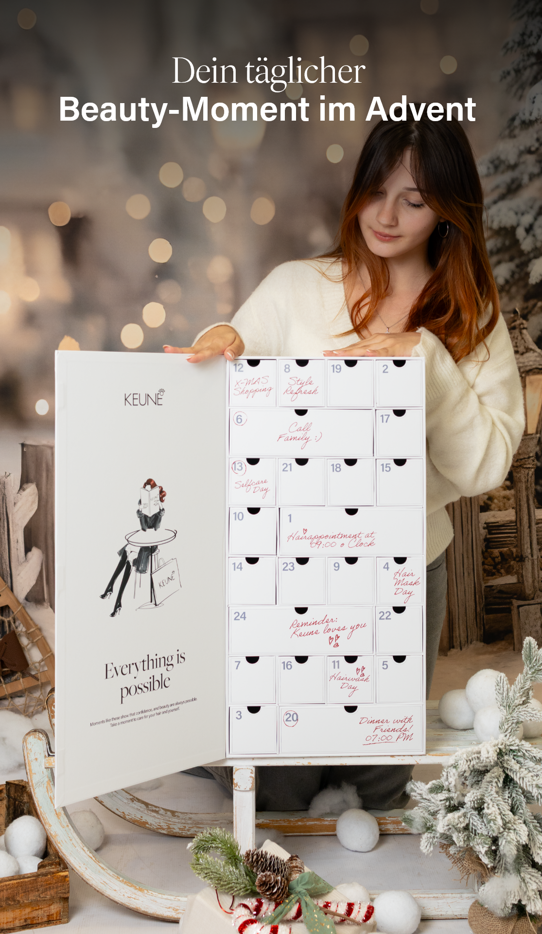 Keune Adventskalender 2026 | Professionelle Haarpflege