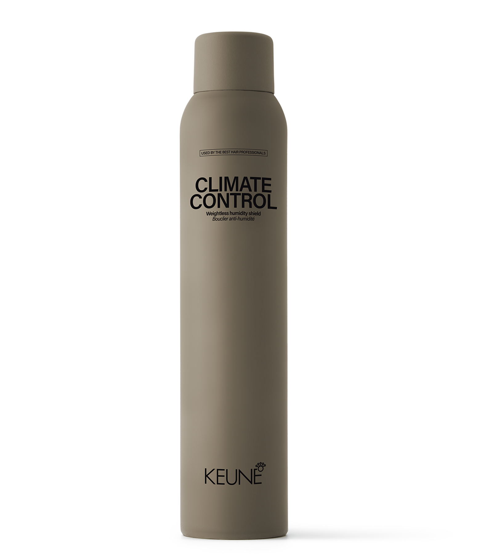 Combat frizz and humidity with Keune Climate Control. This lightweight hair spray ensures your hairstyle stays flawless, rain or shine.