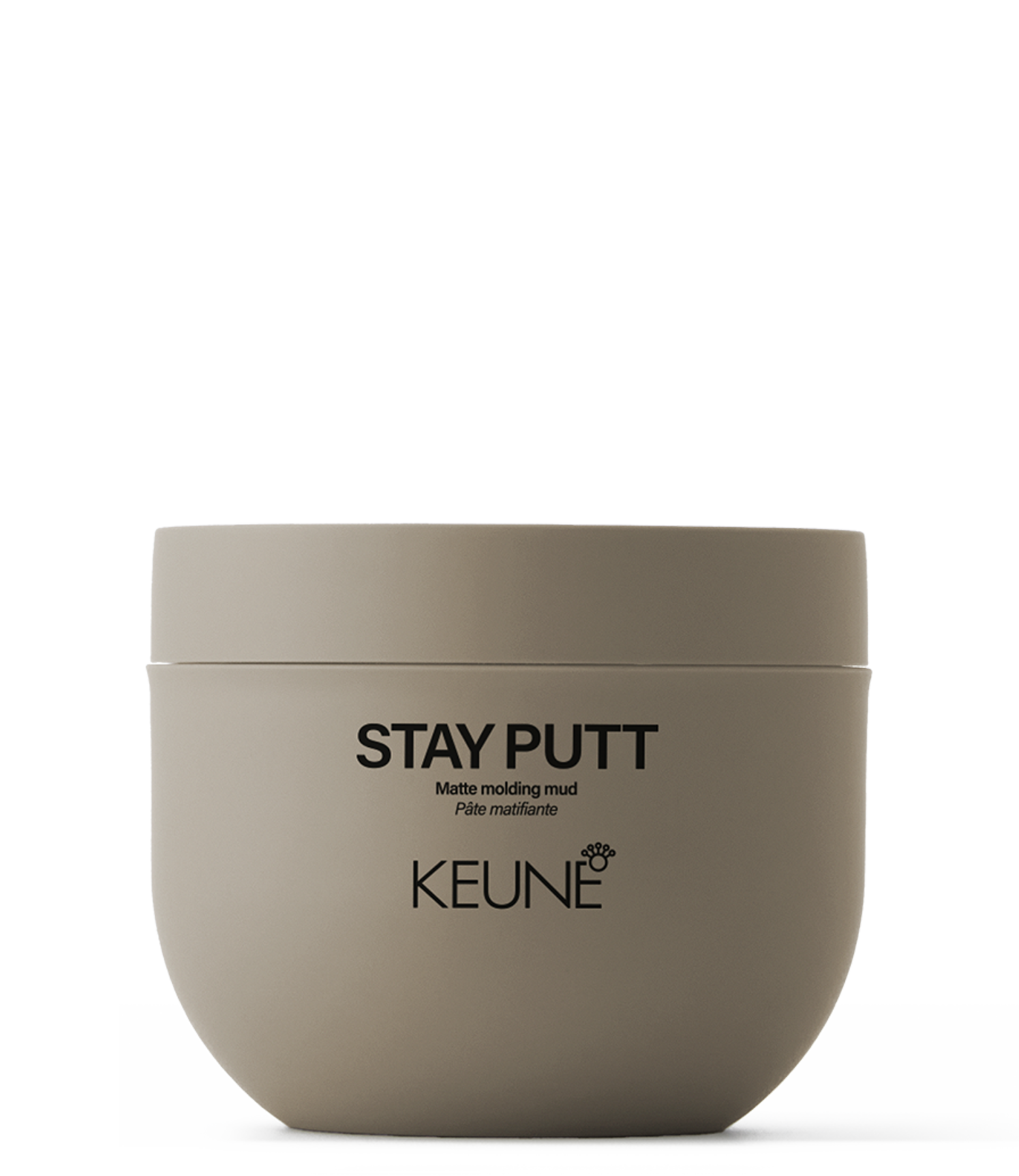 Keune Stay Putt: Mattierender Modelier-Mud für Kurzhaarfrisuren und flexibles Haarstyling. Mit Sheabutter für geschmeidiges Haar.