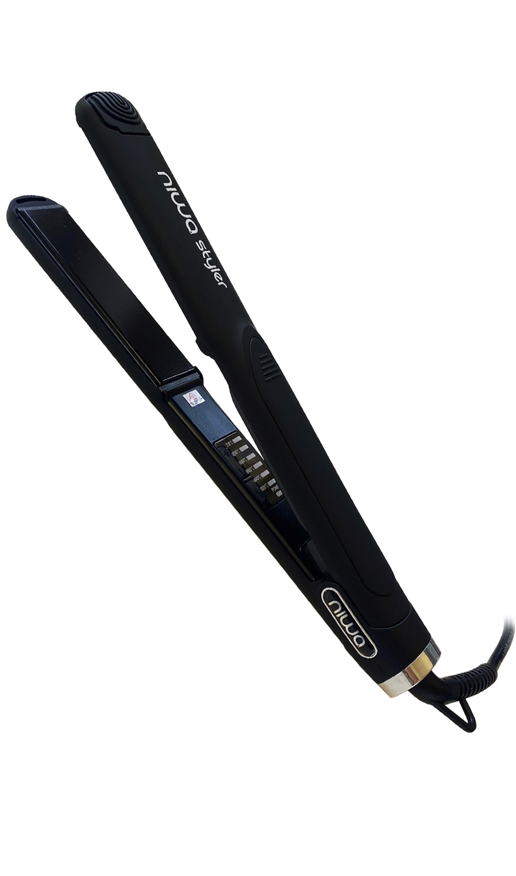 Le NIWA Styler Black: un outil de coiffage professionnel de qualité suisse. Il utilise la dernière technologie Nano-Céramique pour des cheveux lisses, brillants et sans frisottis. Sur keune.ch.